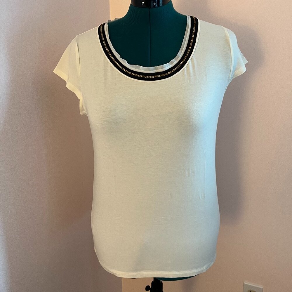 NWOT Ann Taylor Embellished Tee